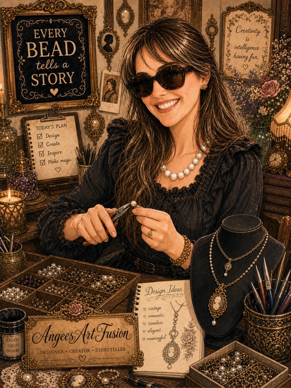 Angela is LIVE! With Jewelry Heart to get notified:: Come hang out 💎 💕